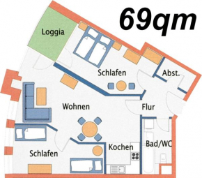 Haus Nordseebrandung FeWo B2 3